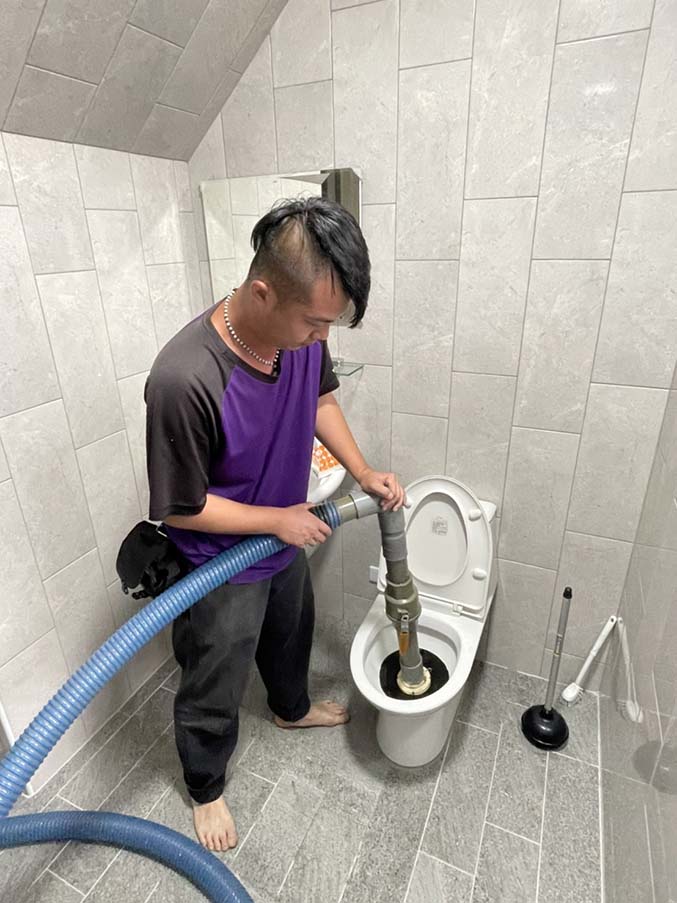 水里鄉通馬桶